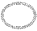 4-plait border oval