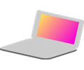 laptop simple icon