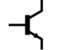IEC NPN Transistor Symbol, alternate