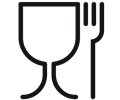 Glass and Fork - Non Toxic Material Symbol