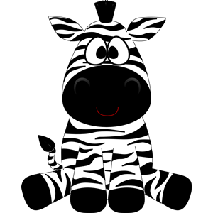 Cartoon Zebra