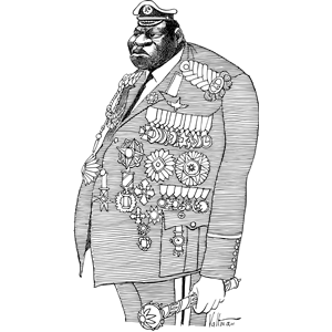 Idi Amin Caricature