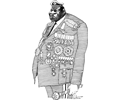 Idi Amin Caricature