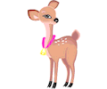 Fawn with Bell