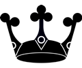 Simple crown silhouette