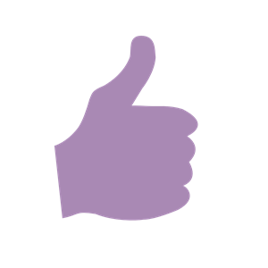 Purple Thumbs Up