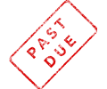 Past Due Bussiness Stamp