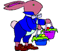Bunny with Baskets