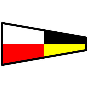 signal flag 9