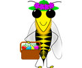 Easter Bee Clipart