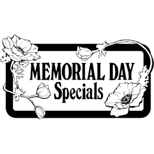 Memorial Day Specials