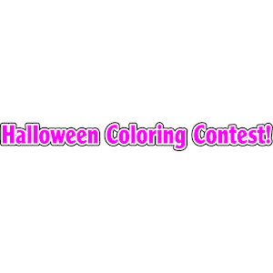 Halloween Coloring Contest!