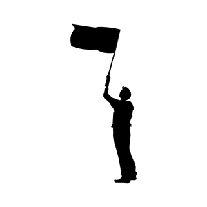 Man With Flag