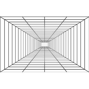 3D Perspective Grid, Very Long