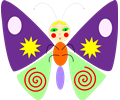 cartoon butterfly