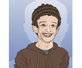 Mark Zuckerberg Portrait Caricature