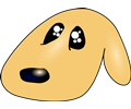 Cute sad dog