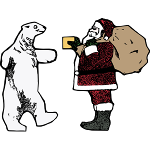 Santa and the Polar Bear