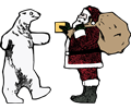 Santa and the Polar Bear