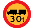 30t truck sign