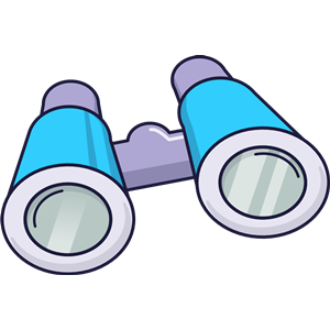 Blue Binoculars