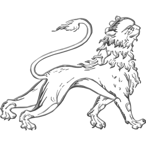 Stylised lion 3