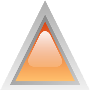 led triangular orange