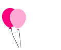 Two Pink Balloons