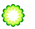 Geometric Flower Green
