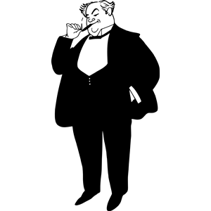 Big Guy Smoking