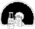Girl Drinking Milk