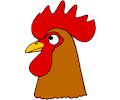 Rooster Face