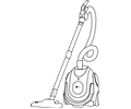 Vacuum Cleaner Line Art
