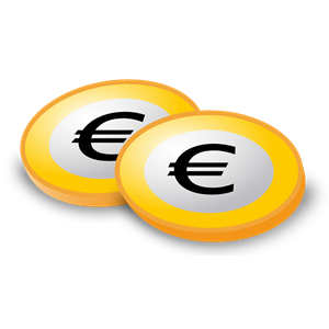 Coins with Euro-Sign