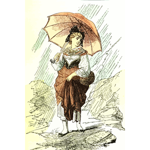Lady in the rain