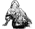 Sketch of Woman Sitting