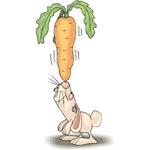 Rabbit Balancing Carrot