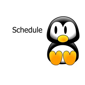 Schedule Penguin Looking Over