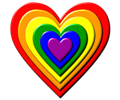 Rainbow heart 2