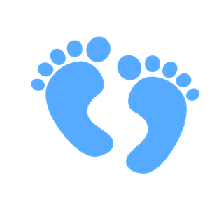 Baby Feet - Blue