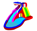 Bouncy Castle - Water Slide - Pool