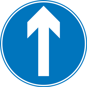 Roadsign Ahead only