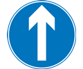 Roadsign Ahead only