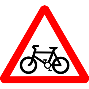 Roadsign Cycle route