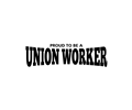 Lettering union worker