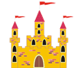 Colorful Medieval Castle
