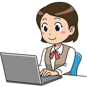 Female Computer User (#1)