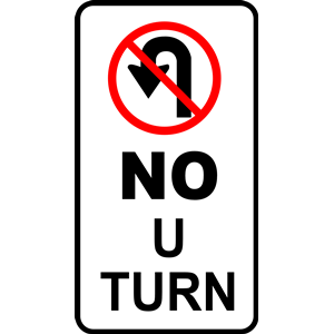 sign_no U turn