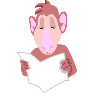 Monkey Reading