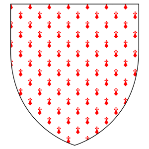 Argent Ermined Gules